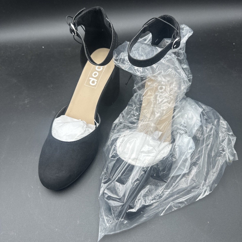 Women's Pop Gal Block Heel Pumps - Black 9M NIB